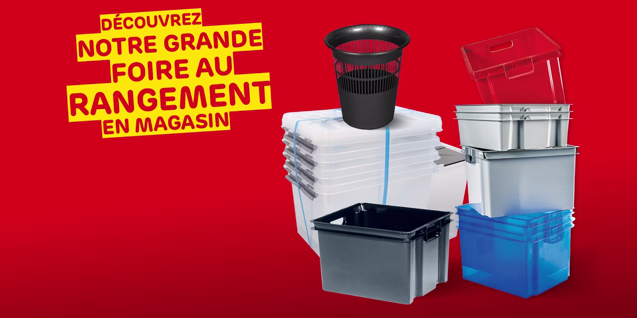 Promotie opslagbeurs | Promo foire au rangement