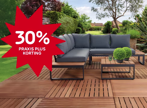 Korting op diverse tuinmeubelen tijdens de hamerweken bij Praxis