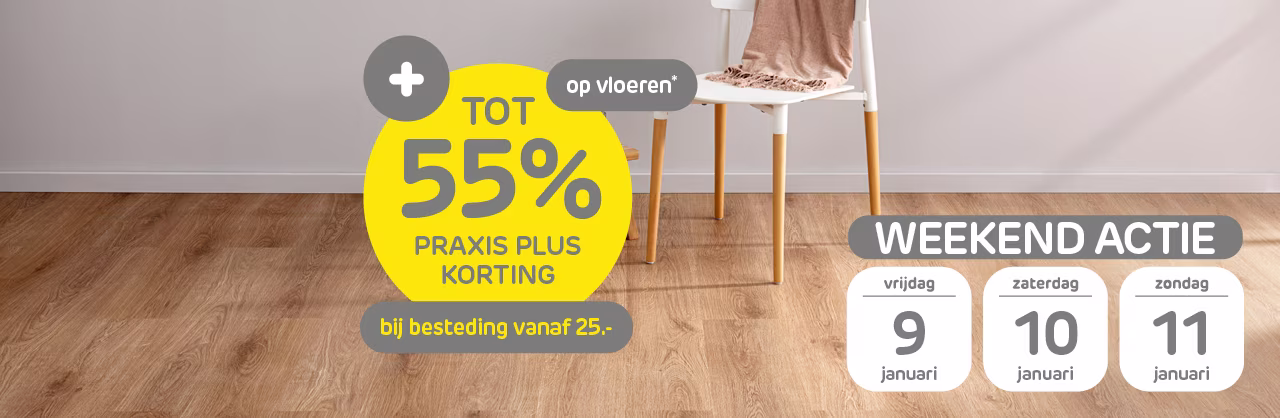 Hoge korting op vloeren bij Praxis