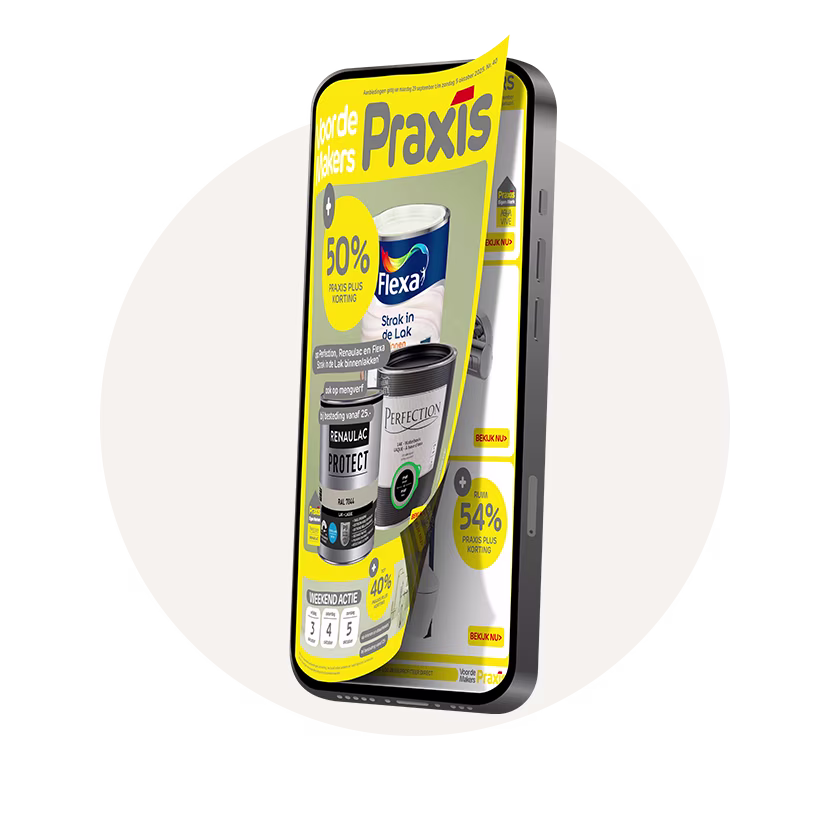 Praxis Folder vol met aanbiedingen - week 40 2025
