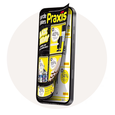 Praxis Folder vol met aanbiedingen - week 48 2025