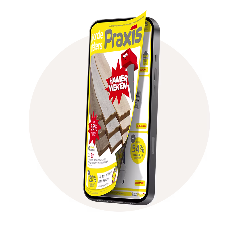Praxis Folder vol met aanbiedingen - week 42 2025