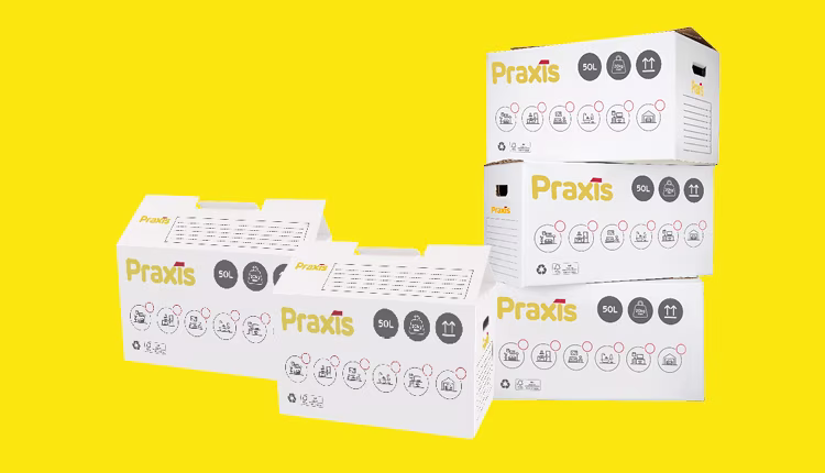 Bekijk Praxis verhuisdozen