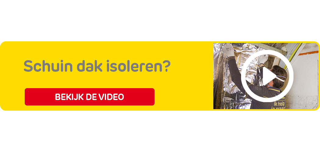 Stappenplan schuin dak isoleren