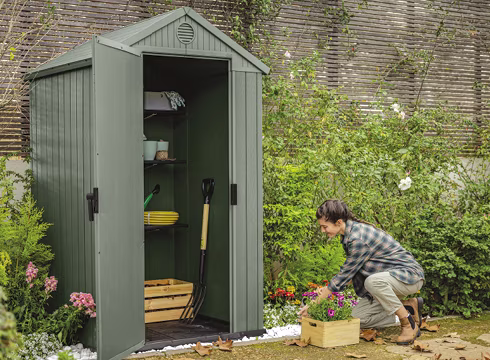 15% korting op alle tuinhuizen Keter (bij aankoop van min. €100)