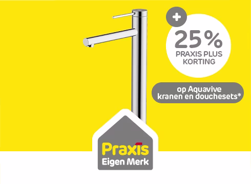 Hoge korting op kranen en douchesets