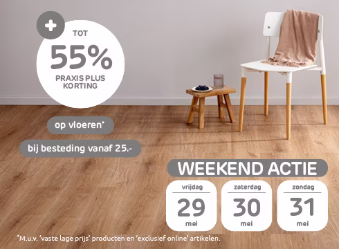 Weekend actie op vloeren