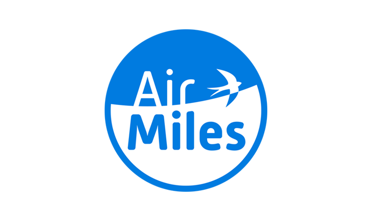 Blauw rond Air Miles logo | Praxis