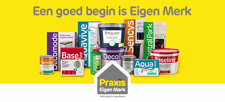 Eigen merken van Praxis |  Een goed begin is Eigen Merk