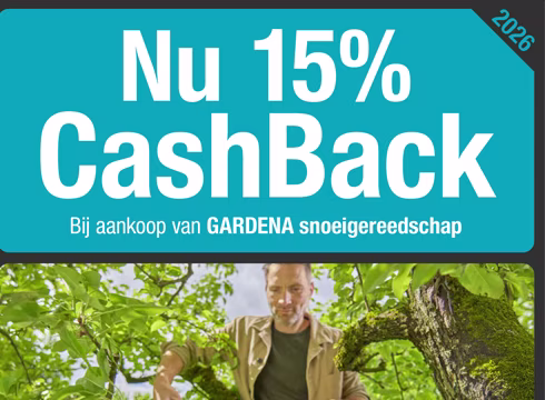 15% cashback op gardena snoeigereedschap - Praxis