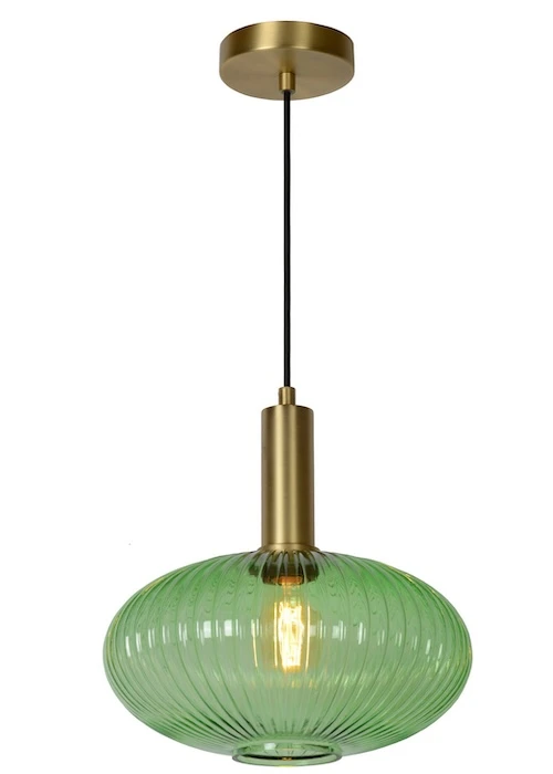 hanglamp groen toilet inspiratie