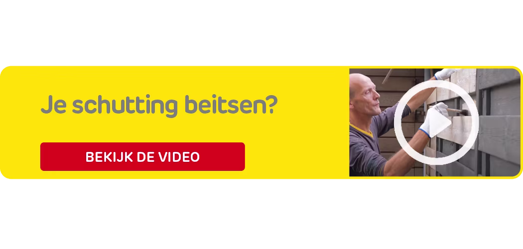 Stappenplan schutting beitsen