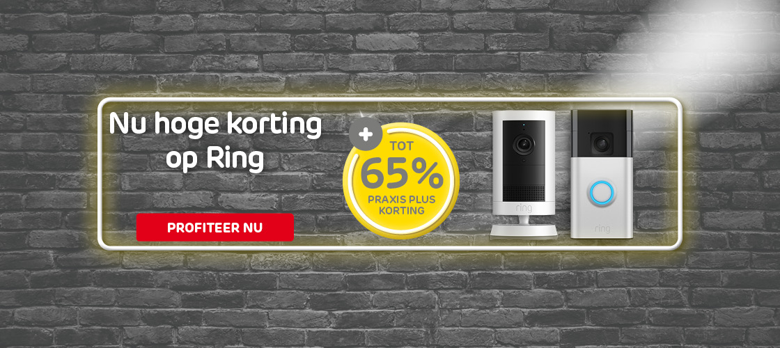 Ring met korting bij Praxis