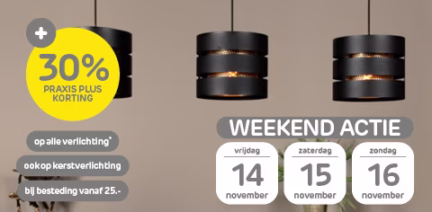 Weekendactie verlichting korting Weekendactie verlichting korting