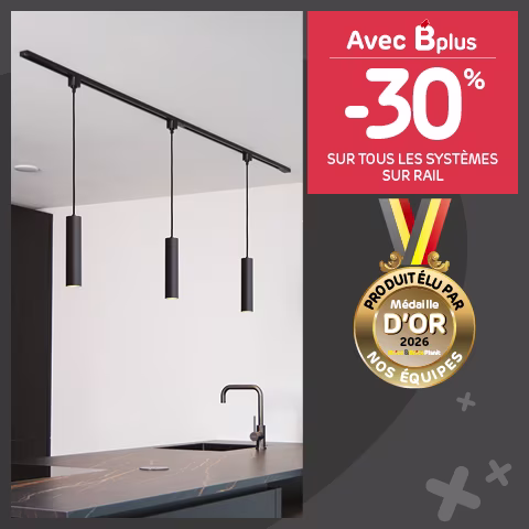 Promo Brico, avec Bplus -30% sur tous les systèmes sur rail