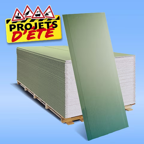 Promo Brico plaque de plâtre hydrofuge Siniat