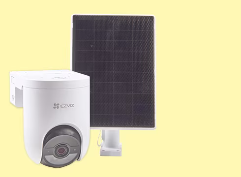 Korting op de EZVIZ bewakingscamera met zonnepaneel
