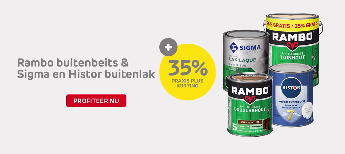 Rambo, Sigma, Histor, buitenbeits en lak kopen bij Praxis