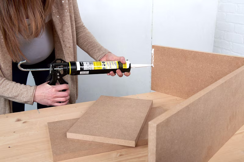 Lijm zonder te verschuiven met zout