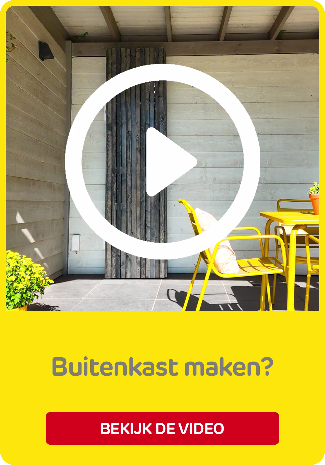 Stappenplan buitenkast maken