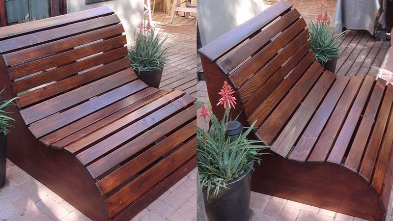 Bank voor op het terras | Banc pour la terrasse