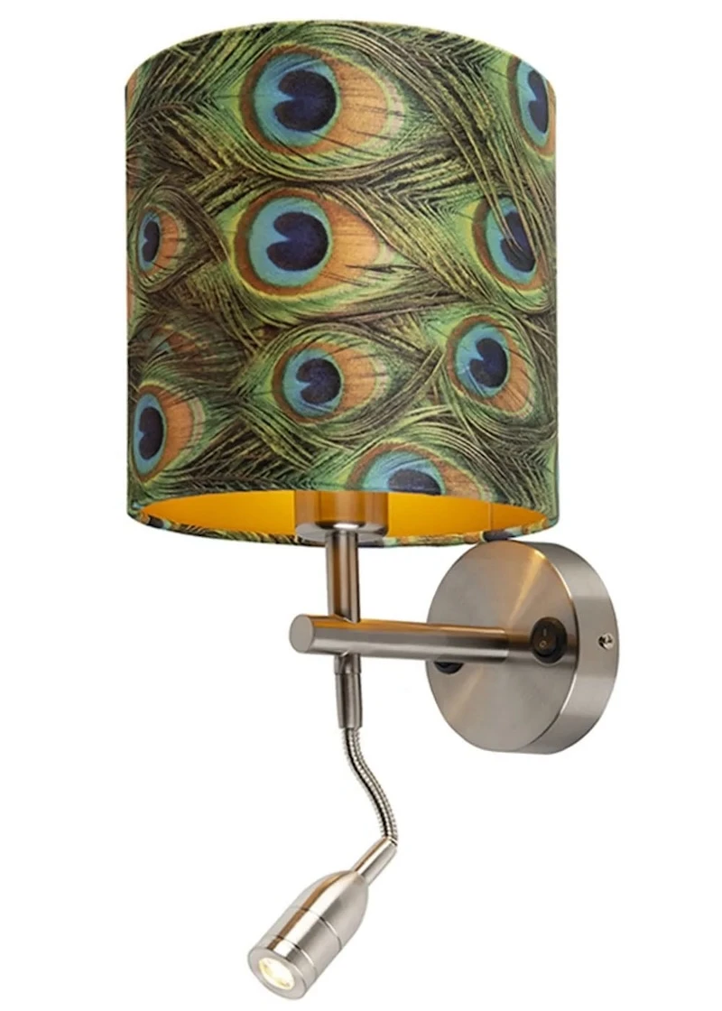 wandlamp met leeslamp slaapkamerverlichting