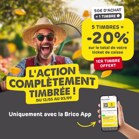 L'action complètement timbrée