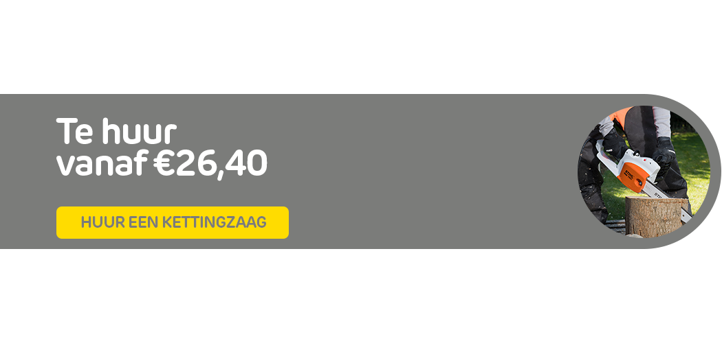 Huur een kettingzaag bij Praxis via de Boels verhuurservice
