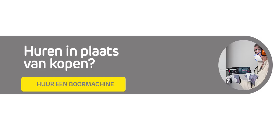 Huur een boormachine bij Praxis via de Boels verhuurservice