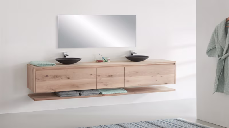 Eiken badkamermeubel maken Eiken badkamermeubel maken