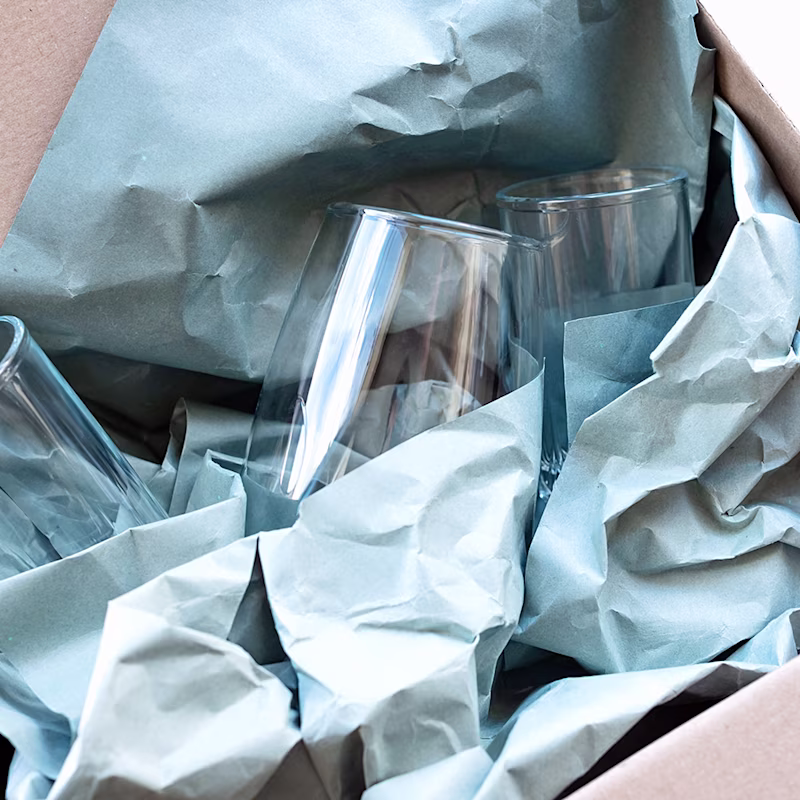 Zo pak je glazen veilig in voor een verhuizing