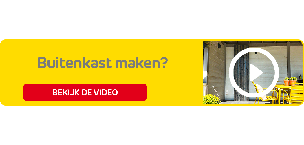 Stappenplan buitenkast maken
