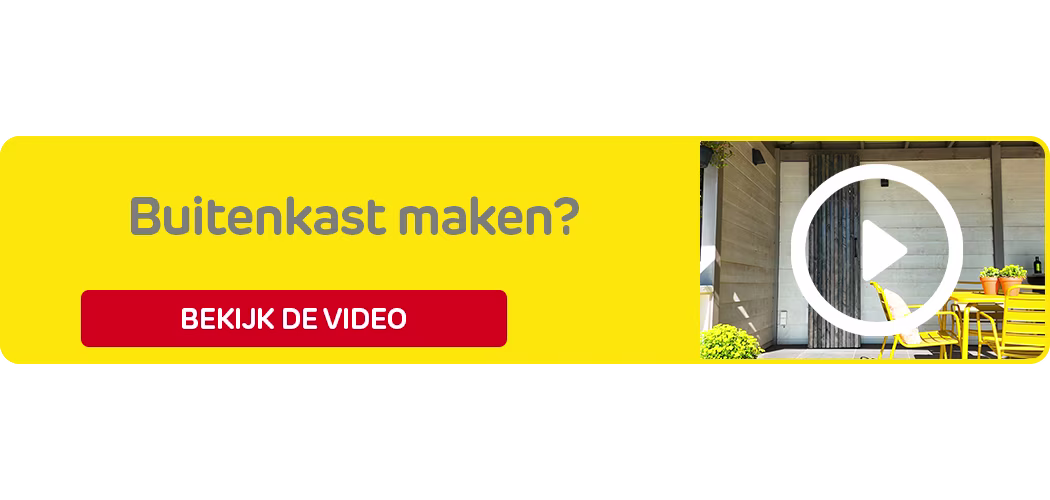 Stappenplan buitenkast maken
