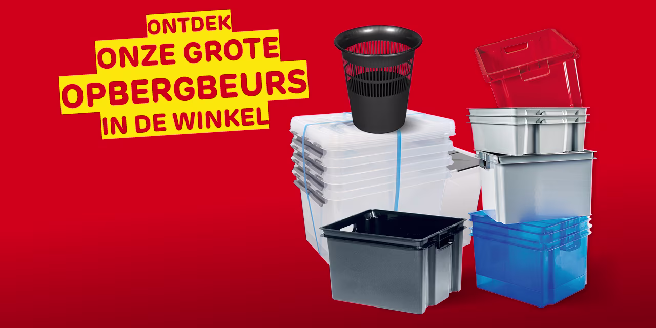 Promotie opslagbeurs | Promo foire au rangement