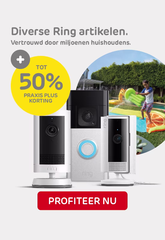 Ring met korting bij Praxis