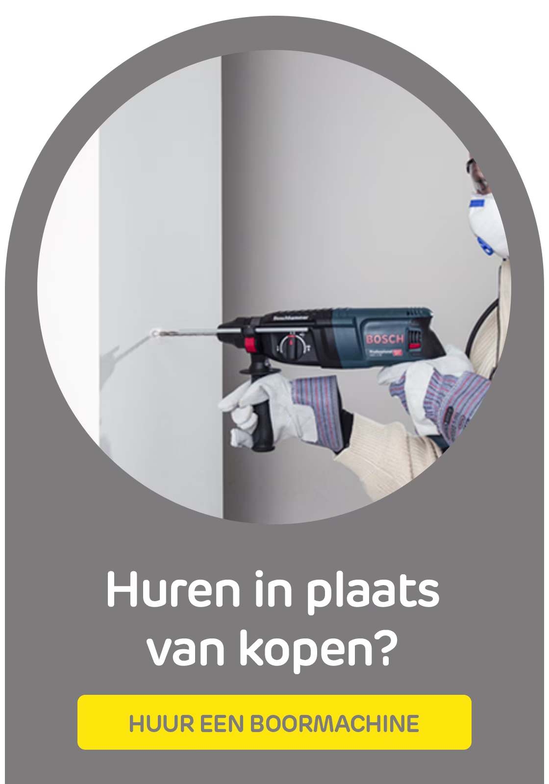 Huur een boormachine bij Praxis via de Boels verhuurservice