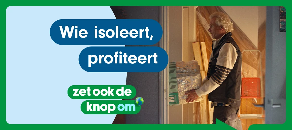 Isoleer en zet ook de knop om