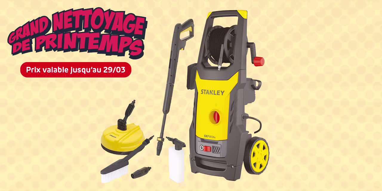 Promo Brico nettoyeur haute pression Stanley