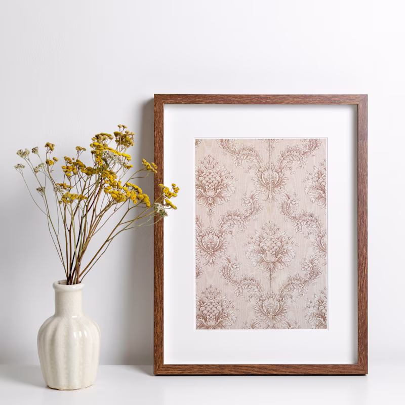 Papier peint et moulures