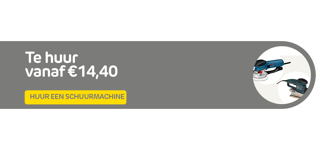 Huur een schuurmachine bij Praxis via de Boels verhuurservice