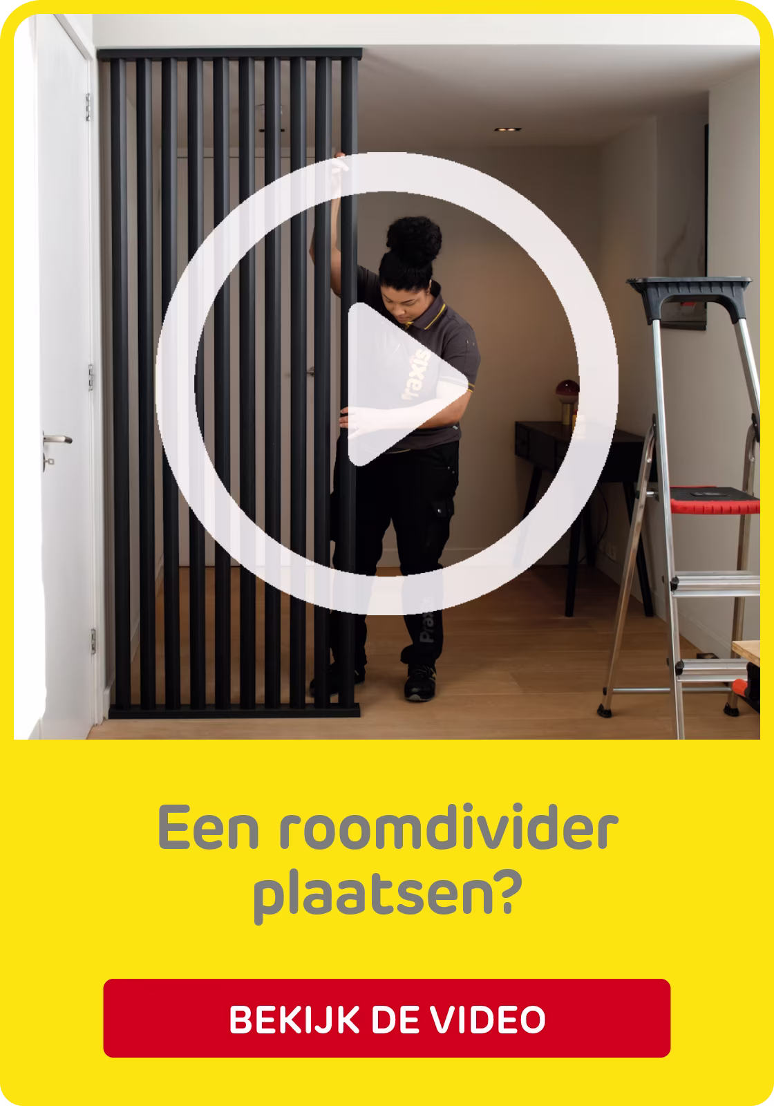 Stappenplan roomdivider plaatsen