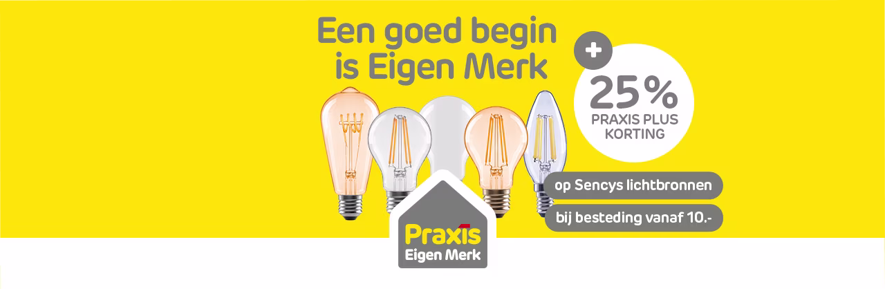 Een goed begin is Praxis Eigen Merk