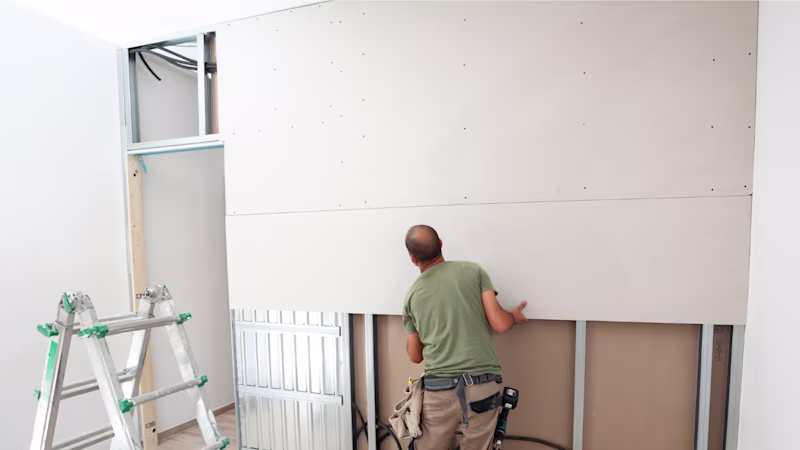 Création d'une cloison