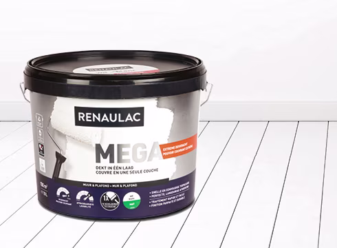 16% de remise sur la peinture murale Renaulac Méga