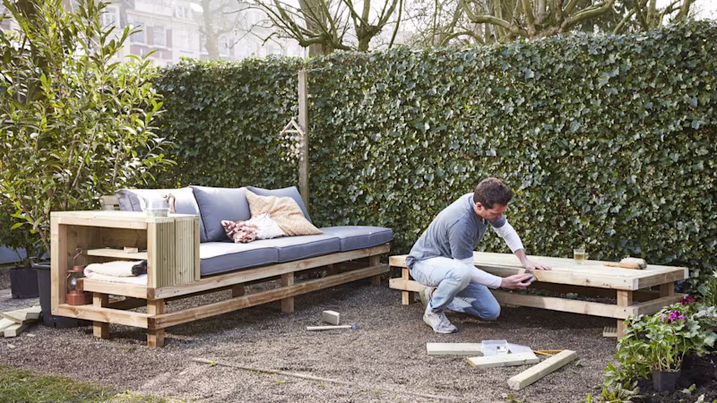 De meest populaire zelfgemaakte tuinmeubelen deze lente