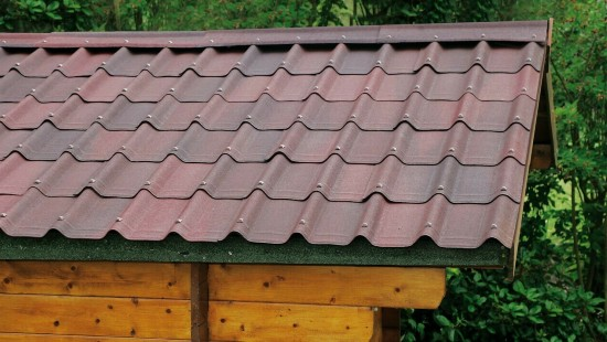 tuinhuis dakbedekking