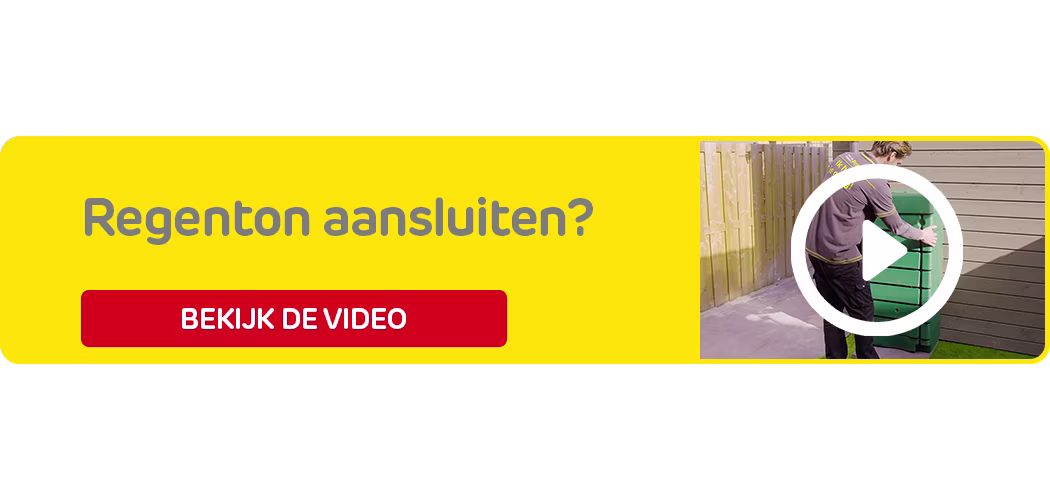 Stappenplan regenton aansluiten
