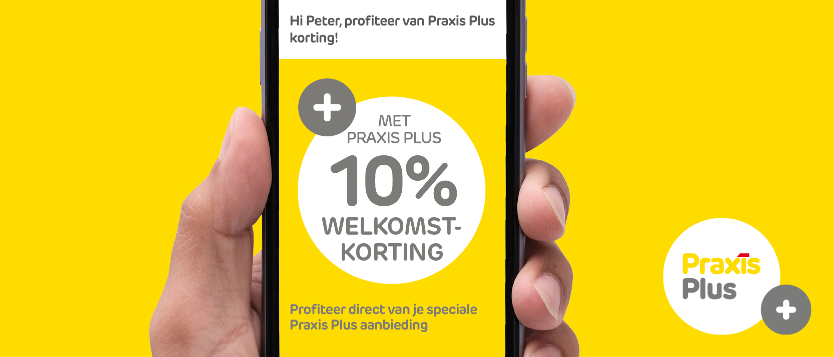 Profiteer van eindeloos veel voordeel met de gratis Praxis Plus app