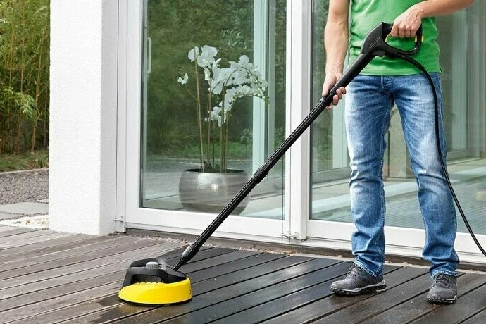 veranda schoonmaken