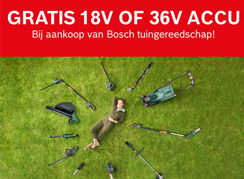 Bosch gratis 18V accu | Praxis